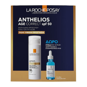La Roche Posay Αnthelios Age Correct SPF50 Σετ Περιποίησης για Αντιγήρανση & Ενυδάτωση 2τμχ