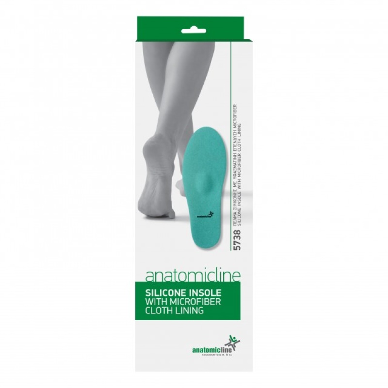 Anatomic Line Πέλμα σιλικόνης με υφασμάτινη επένδυση microfiber 5738 - Image 2