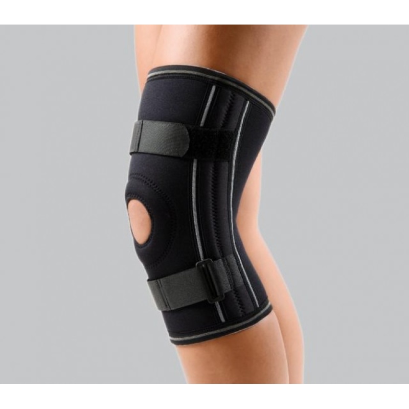 Anatomic Line Επιγονατίδα με Οπή σε Μαύρο χρώμα 5022