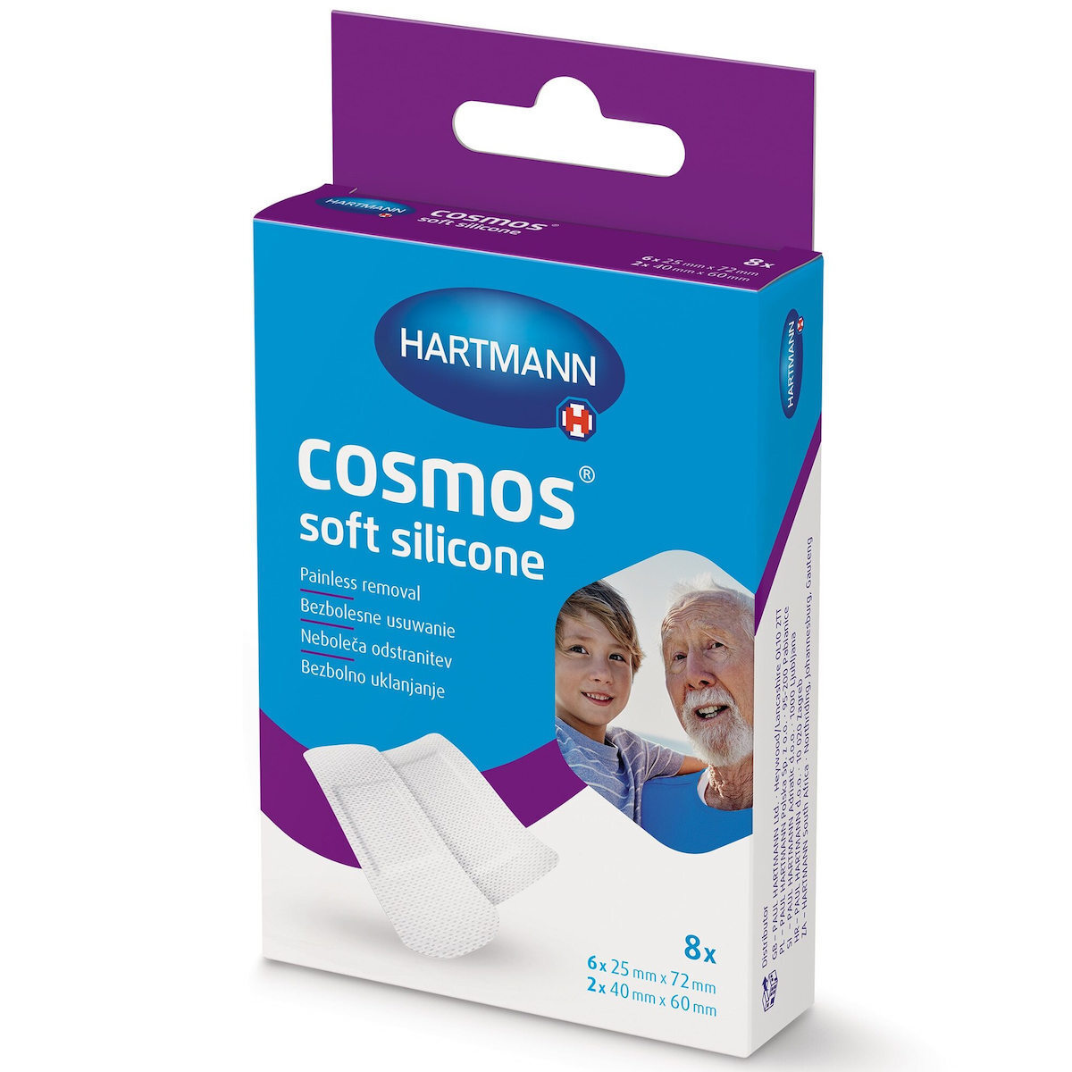 Hartmann Cosmos Soft Silicone Αυτοκόλλητα Επιθέματα 8τμχ