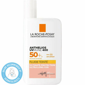 La Roche Posay Anthelios UVMUNE400 Tinted Fluid SPF50+ Αντηλιακό Γαλάκτωμα Προσώπου με Χρώμα, 50ml