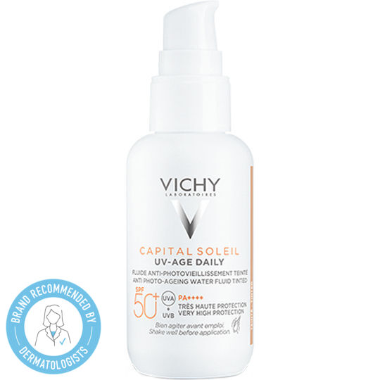 Vichy Capital Soleil UV-AGE Daily Pigment Medium Αντηλιακό Προσώπου με Χρώμα SPF50+, 40ml